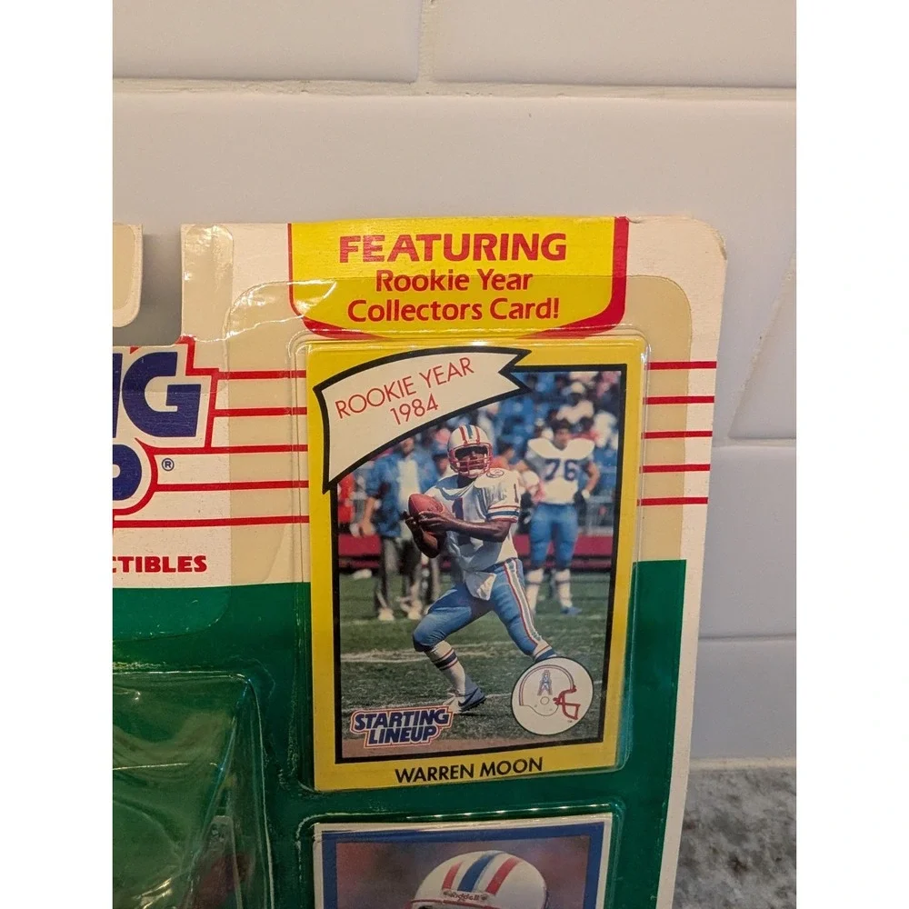 1990  WARREN MOON - Starting Lineup Sports‎ Figurine - Houston Oilers - Picture 4 of 9